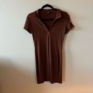 Chocolate Brown Minidress